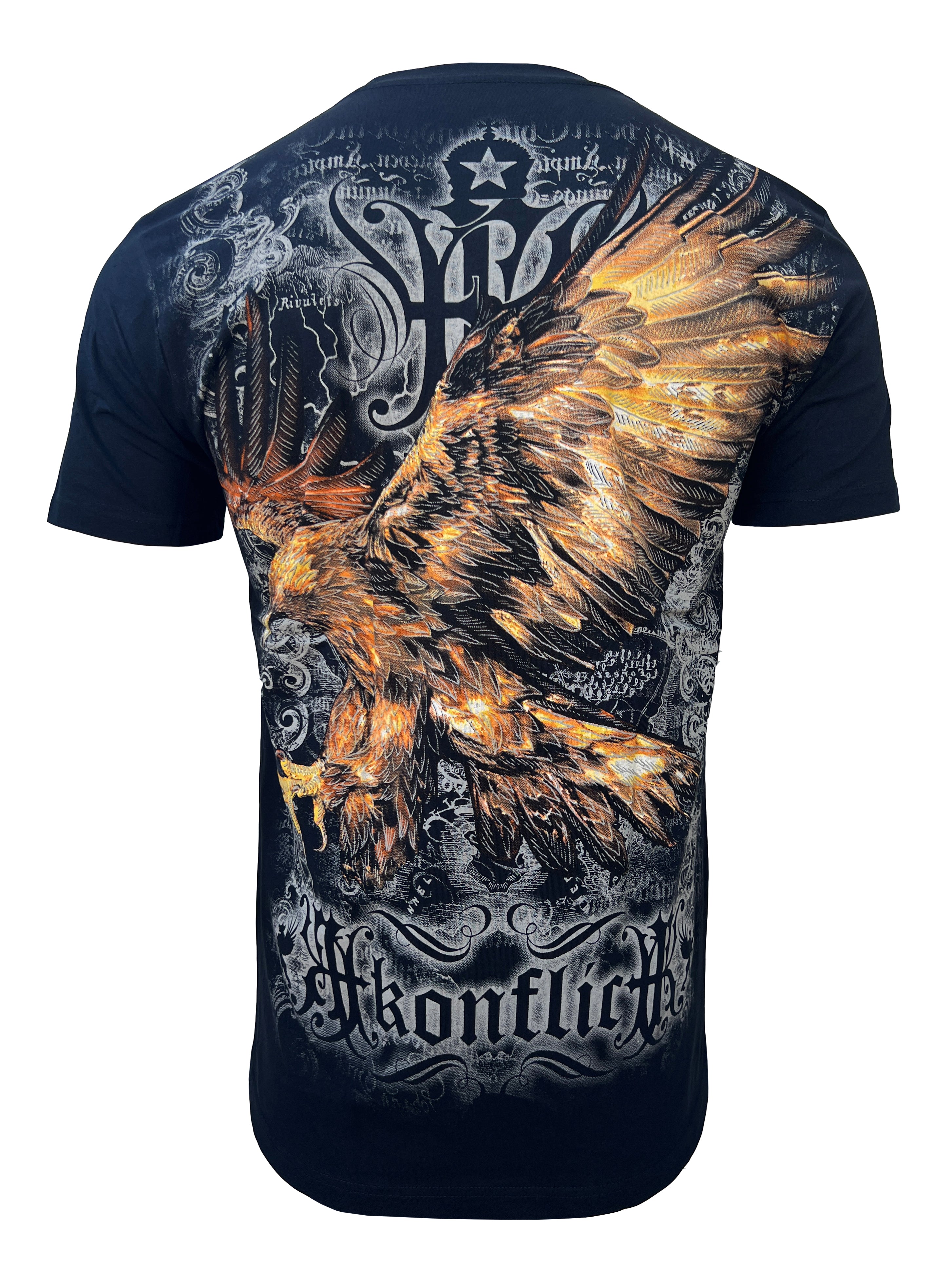 Konflic mens Golden Eagle Crew Neck