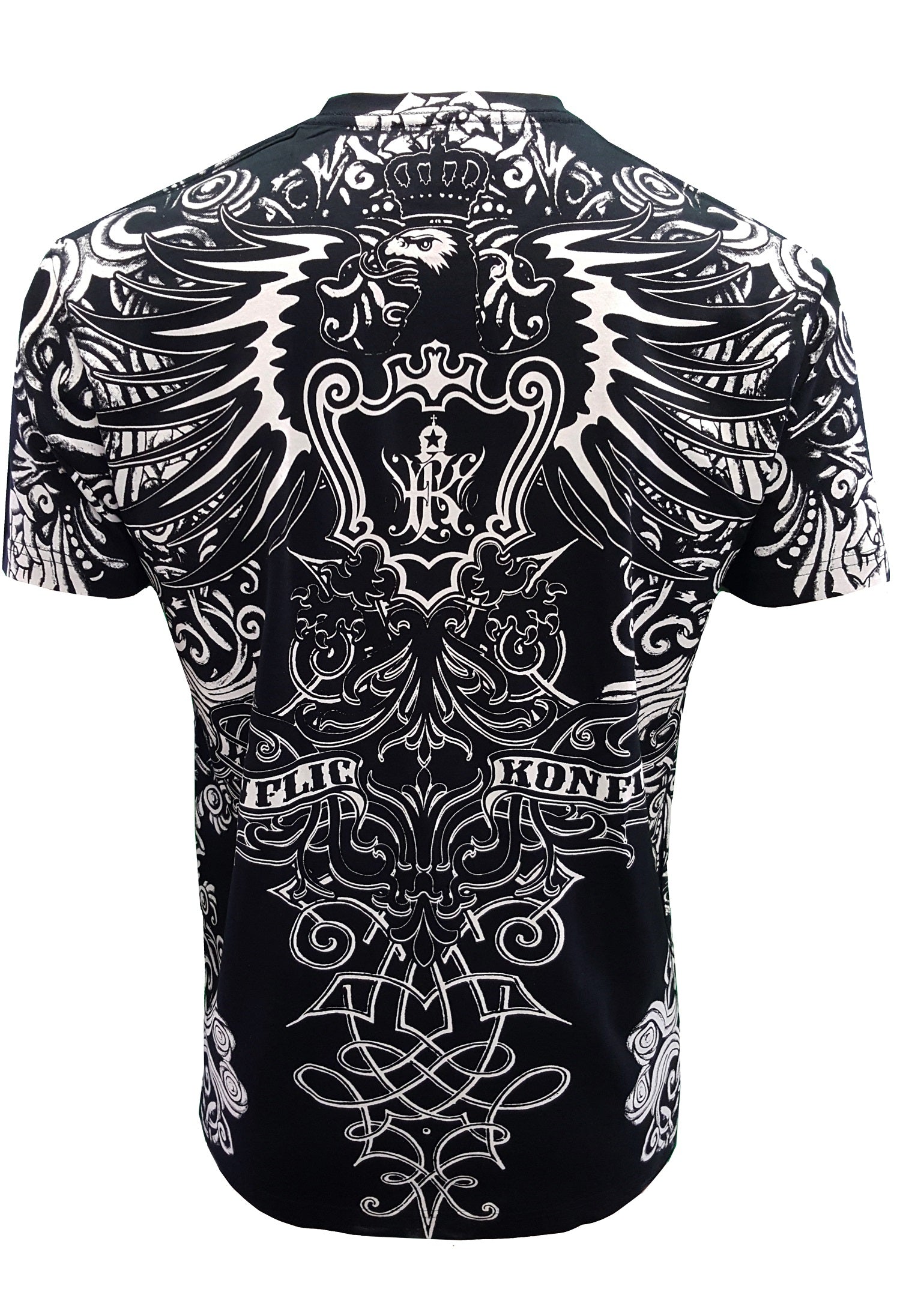 Men's MMA Style Crew Neck Muscle T-Shirt