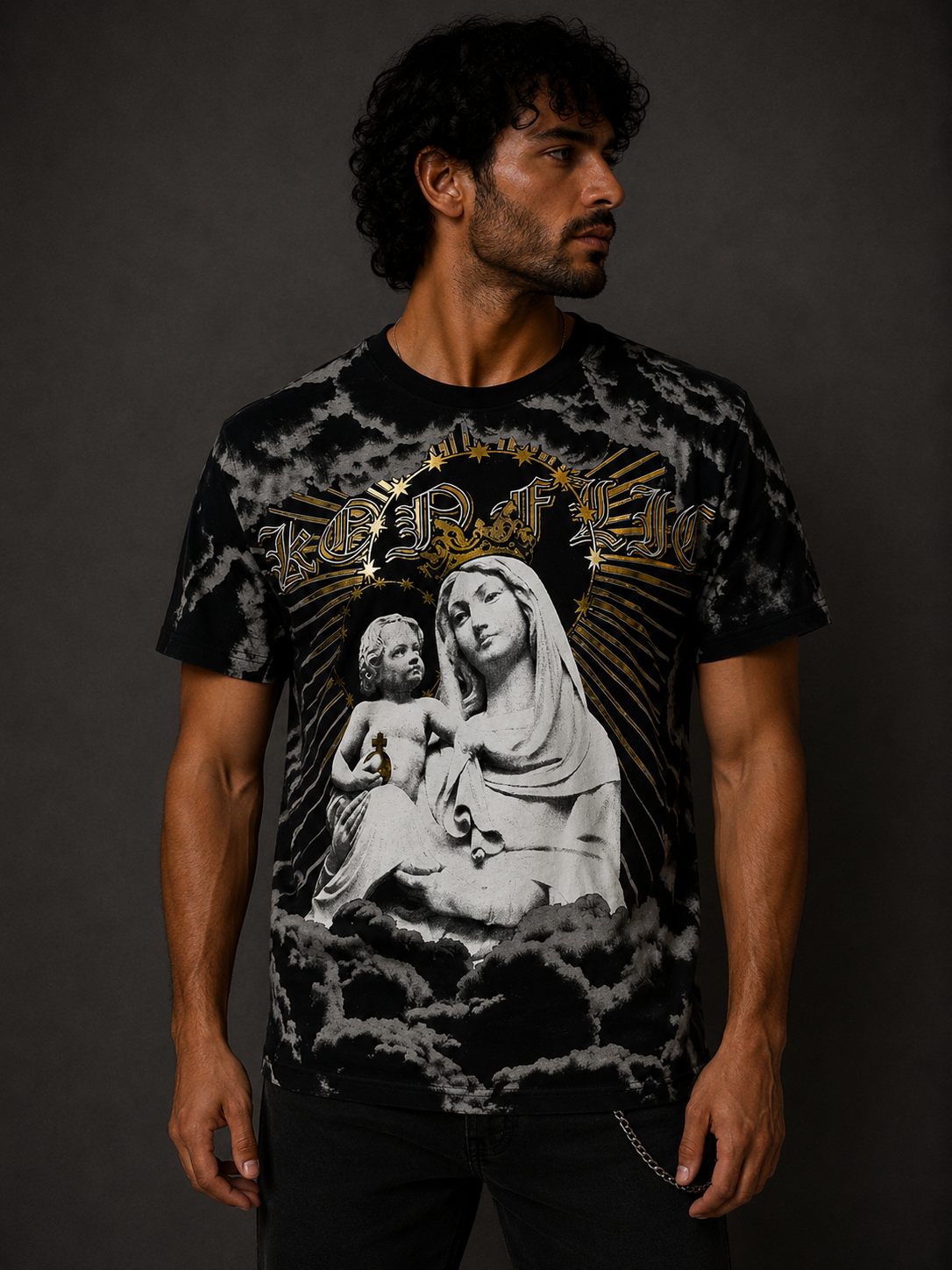 Konflic USA – Divine Royalty Graphic T-Shirt