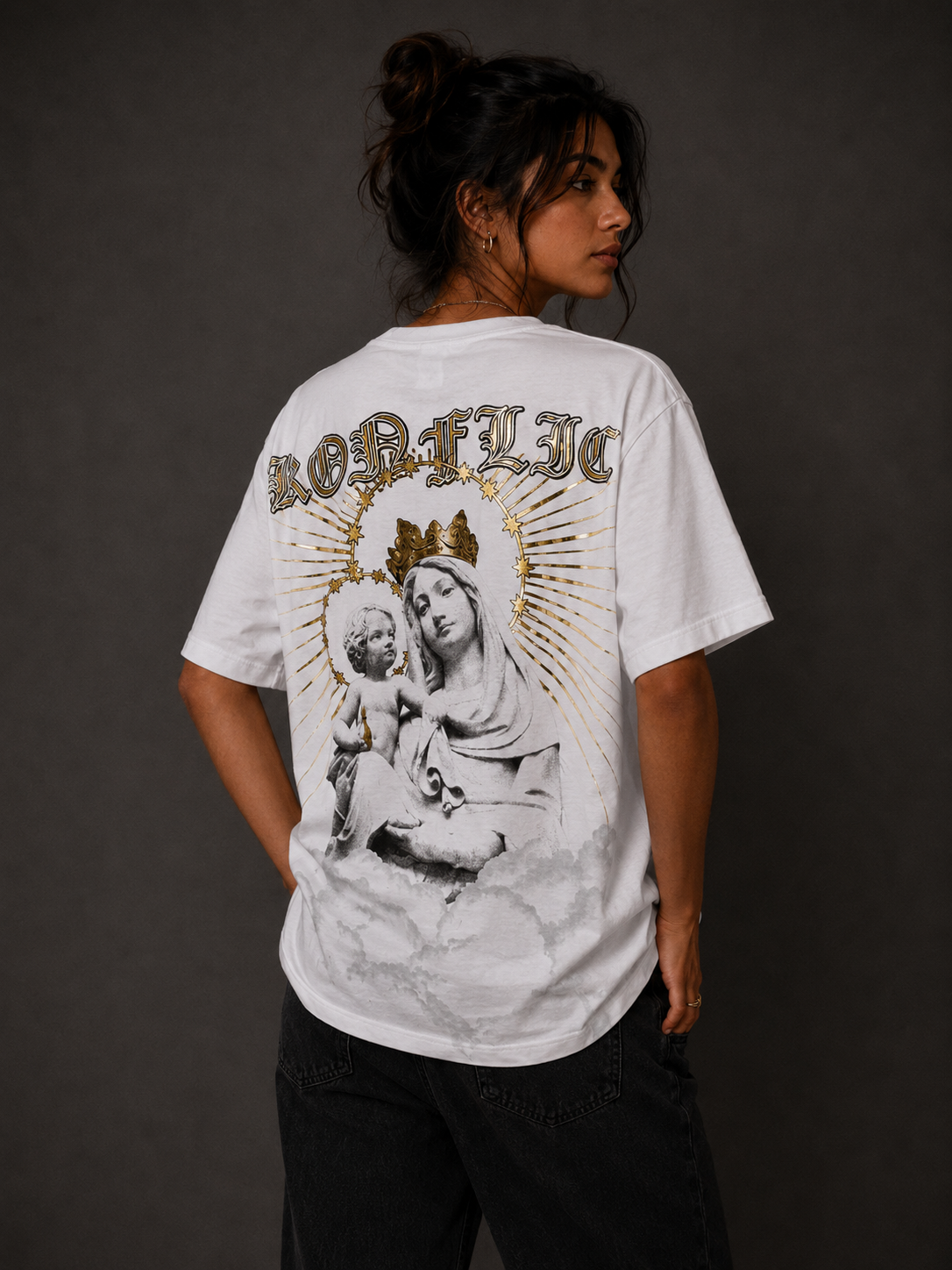 Konflic USA – Divine Royalty Graphic T-Shirt