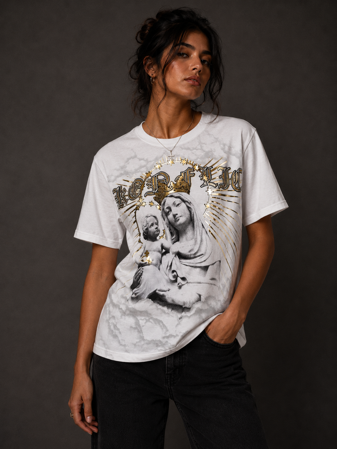 Konflic USA – Divine Royalty Graphic T-Shirt