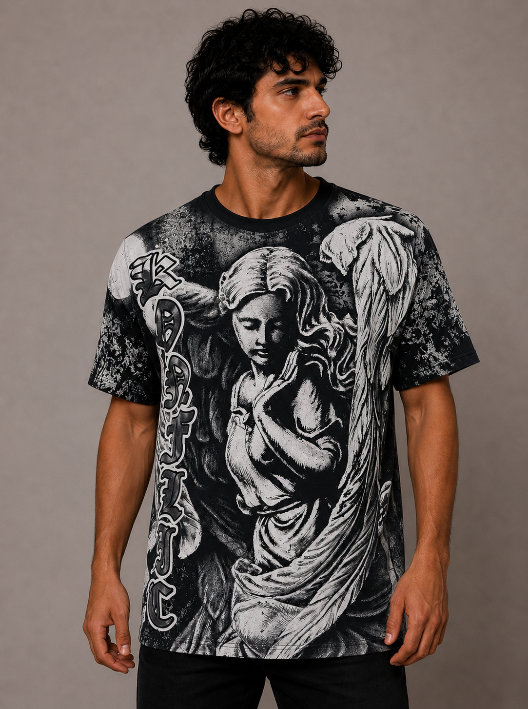 Konflic Angel of the Blessing Graphic T Shirt