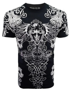 Men's MMA Style Crew Neck Muscle T-Shirt