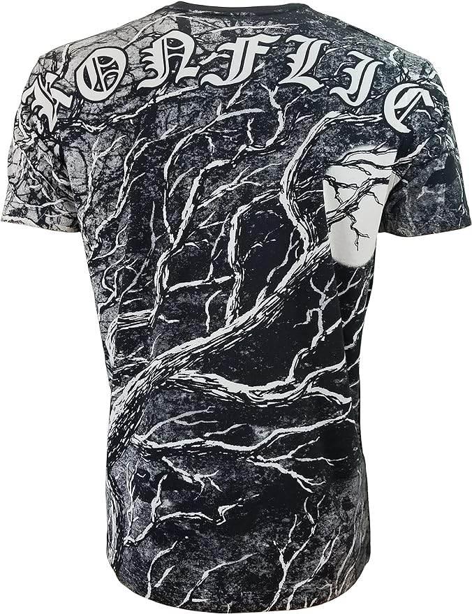 Konflic MMA Shirt Girl with wings and cross - Konflic USA