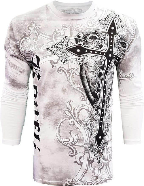 Konflic Mens Giant Cross Long Sleeve - Konflic USA
