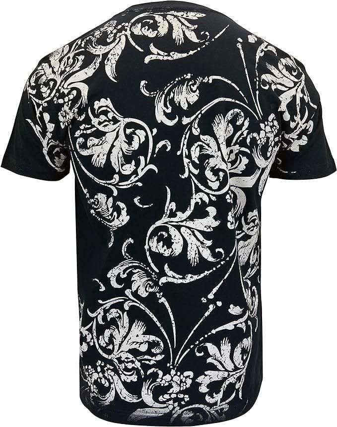 Men's Graphic MMA Style Crew Neck With Giant Skull - Konflic USA