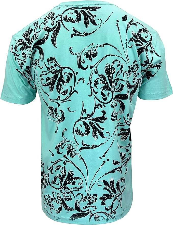 Men's Graphic MMA Style Crew Neck With Giant Skull - Konflic USA