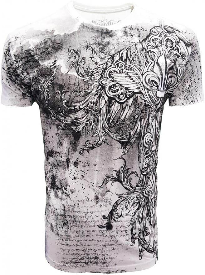 Konflic Mens Fleur De Lis Crew Neck - Konflic USA